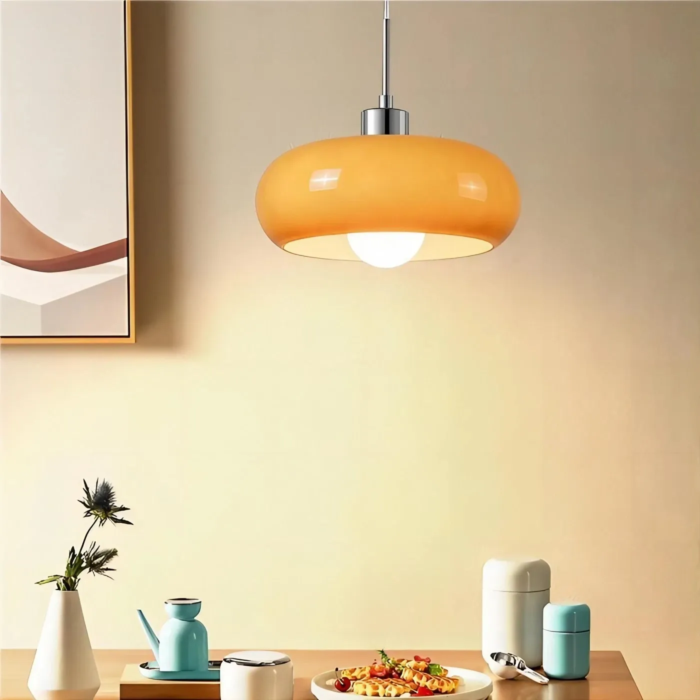 Nordic Bauhaus Glass Pendant Lamp S47