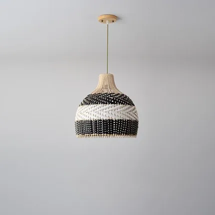 Nordic Rattan Creative Hanging Pendant Light