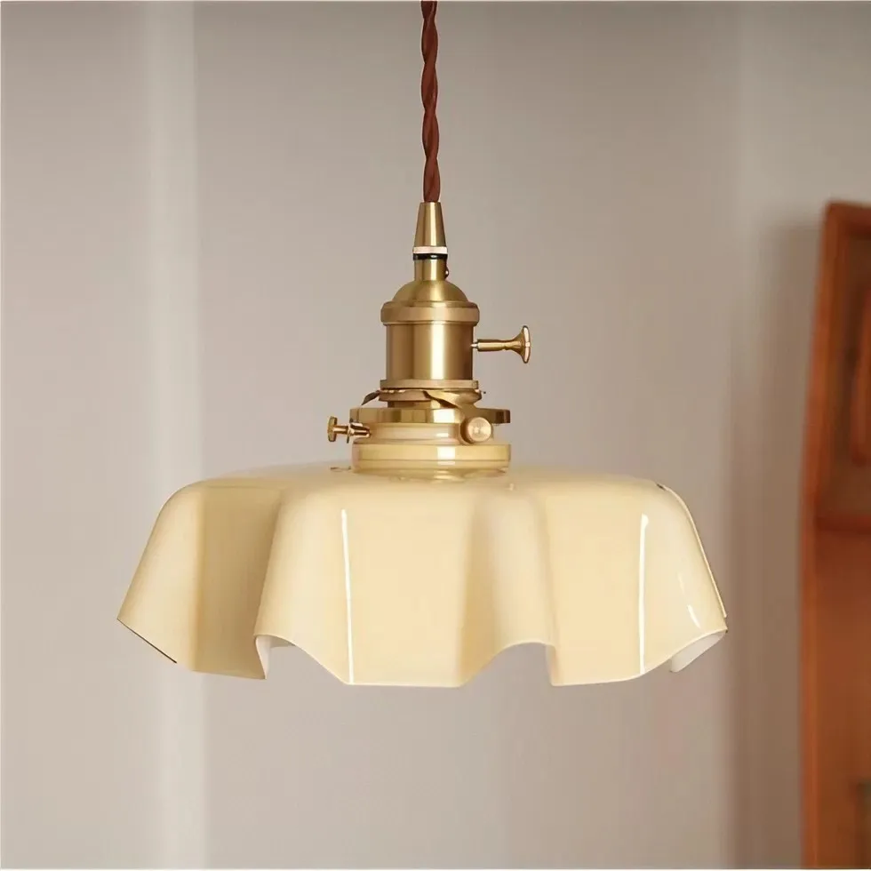 Retro Minimalist Glass Pendant Light