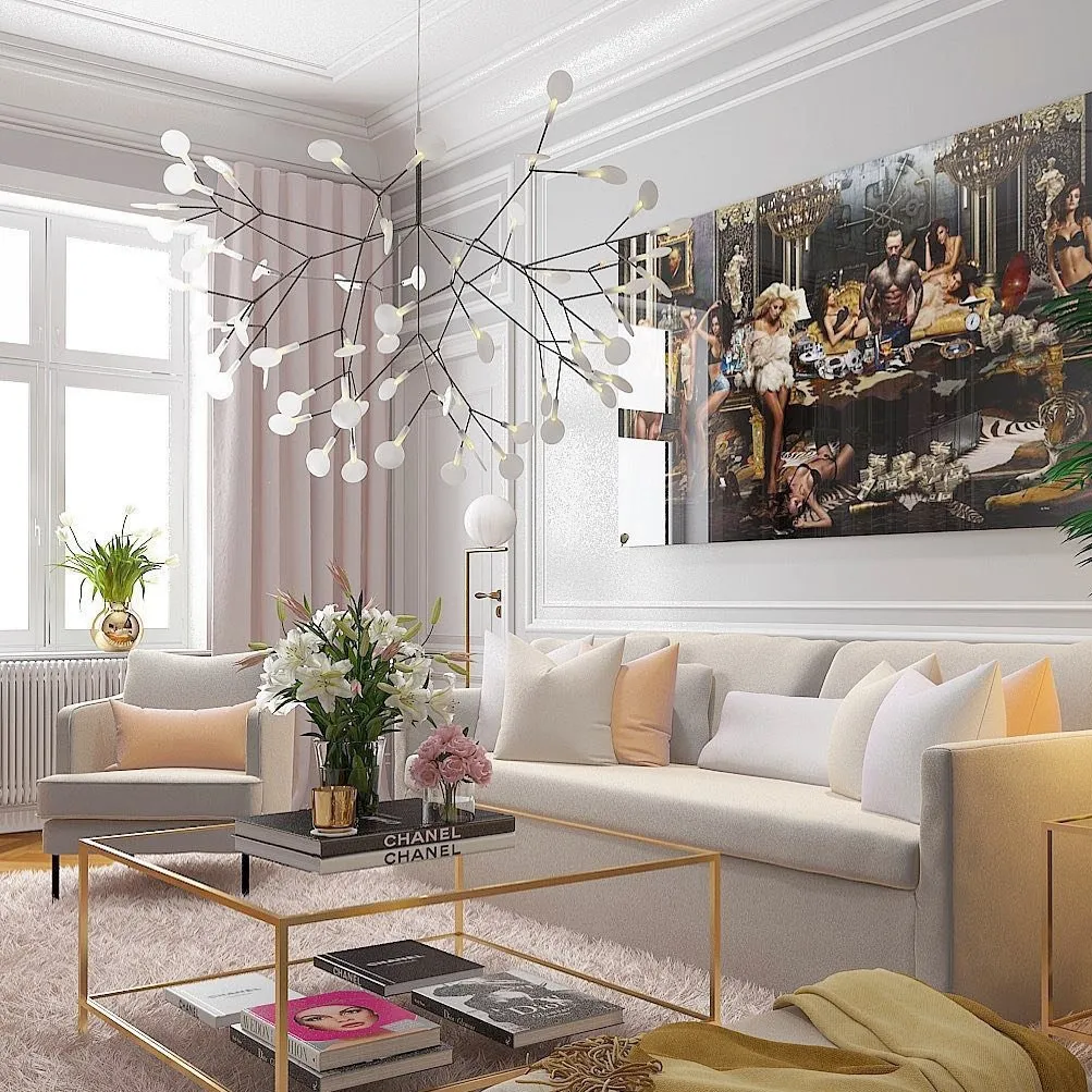 Floresta Chandelier – Artistic LED Chandelier for Residential Spaces