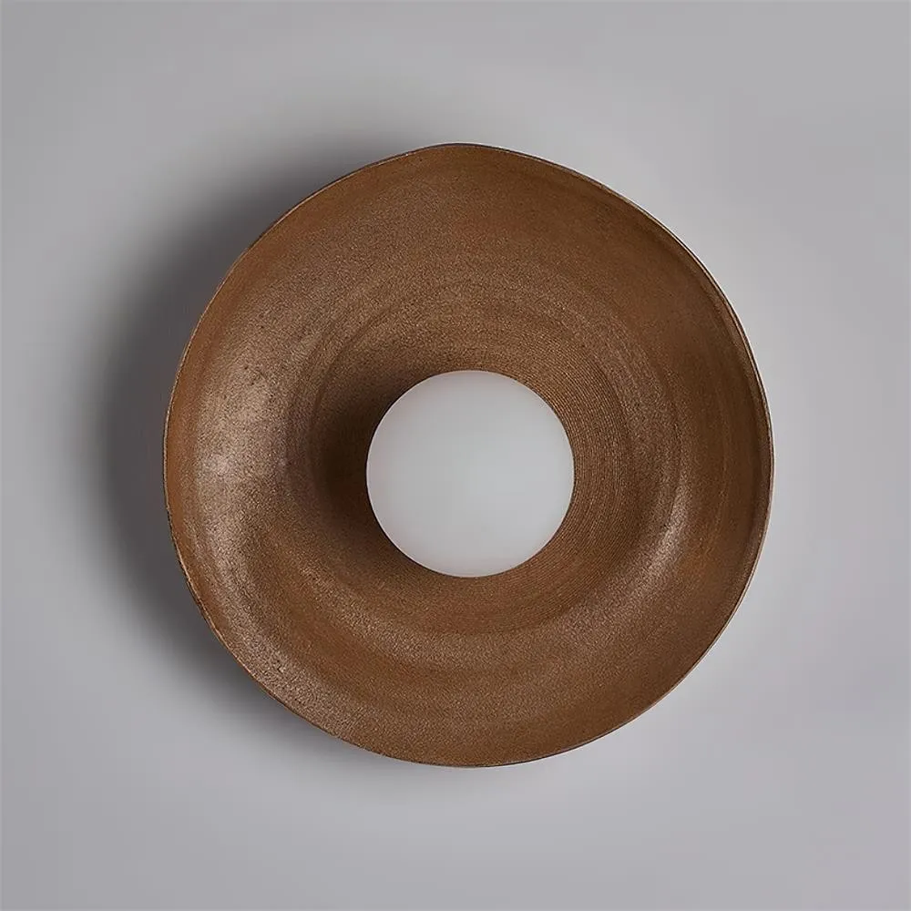 Retro Irregular Round Wall Lamp M103