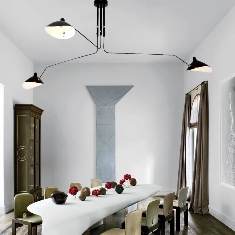 Arclume Arc Ceiling Lamp - Mid Century Multi Arm Light for Living Room