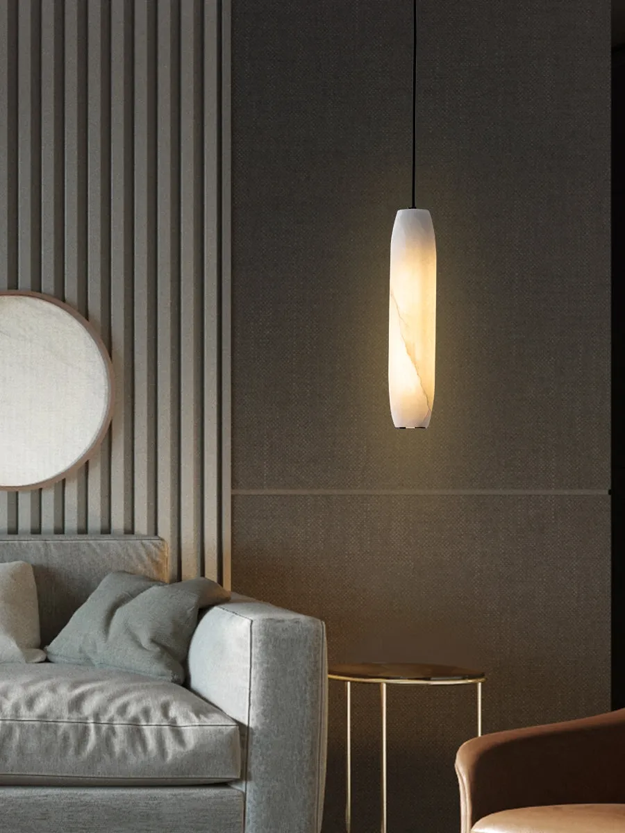 Alabaster Flute Pendant Light T1660