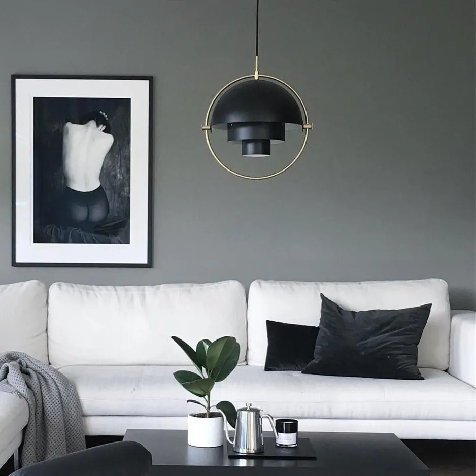 Multiva Pendant Light - Modern Metal Design for Living Room