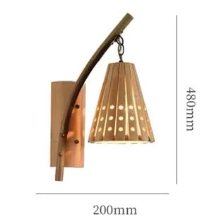 Art Bamboo Wall Lamp