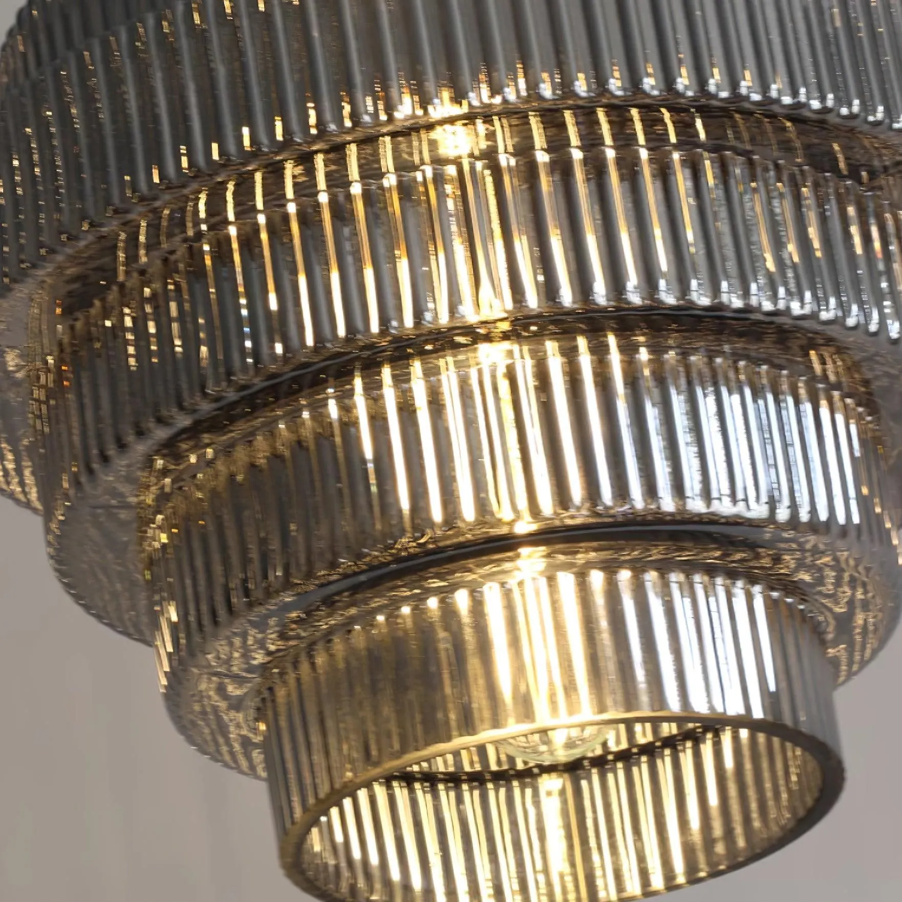 Modern Creative Pleated Design Glass Pendant Lamp M48