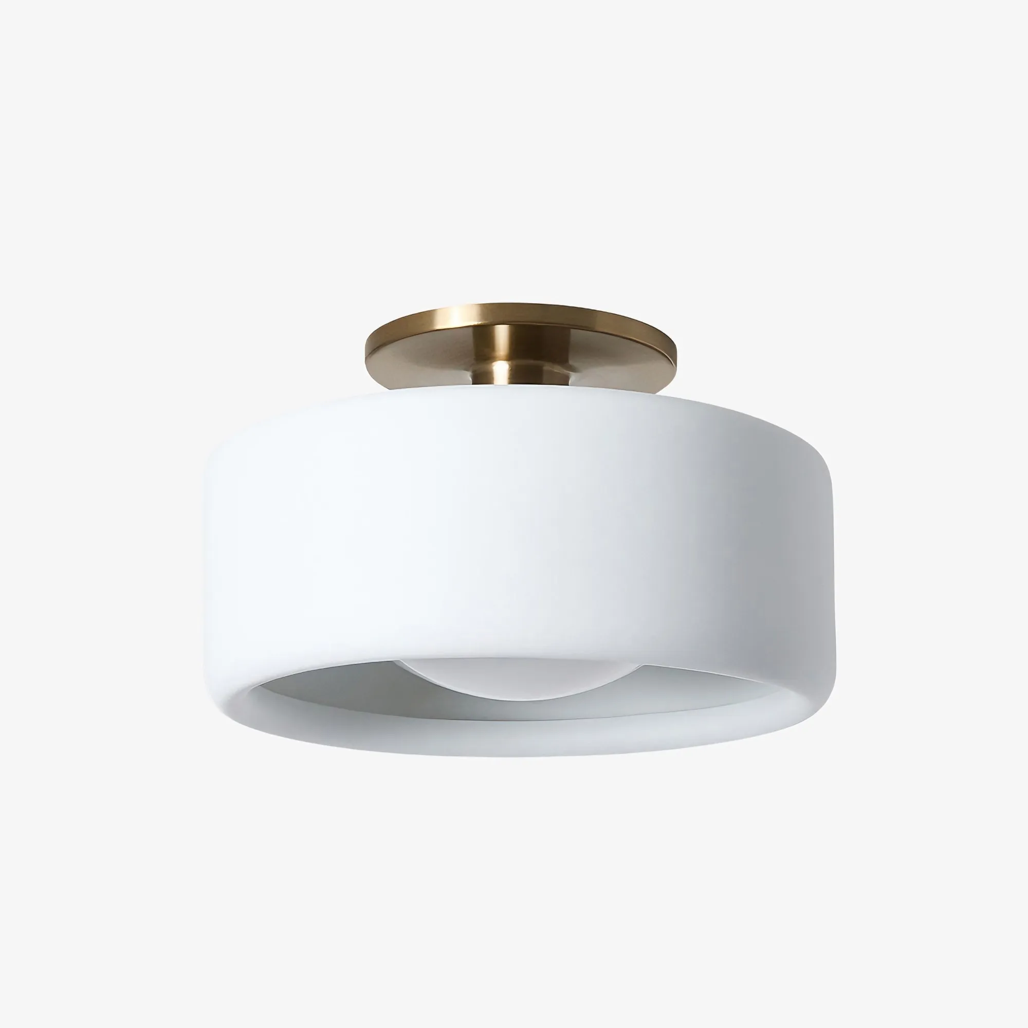 Cerova Elegant Round Porcelain Flush Mount Ceiling Light G86