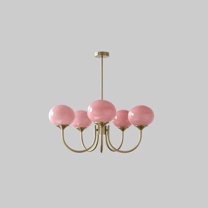 Bauhaus Glass Ball Marshmallow Chandelier S200