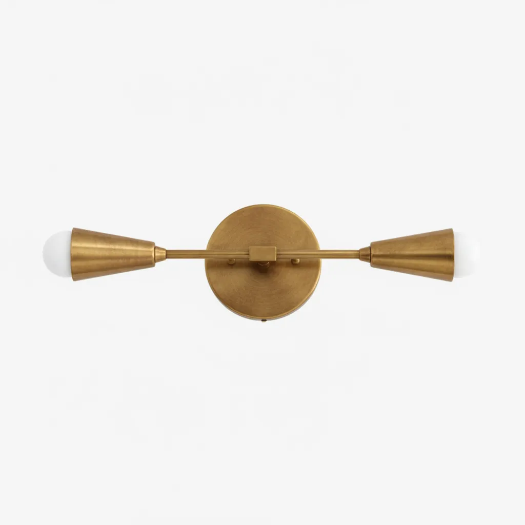Mobilux Line Minimalist Vanity Light Fixture - Mid Century Bathroom Sconce T315