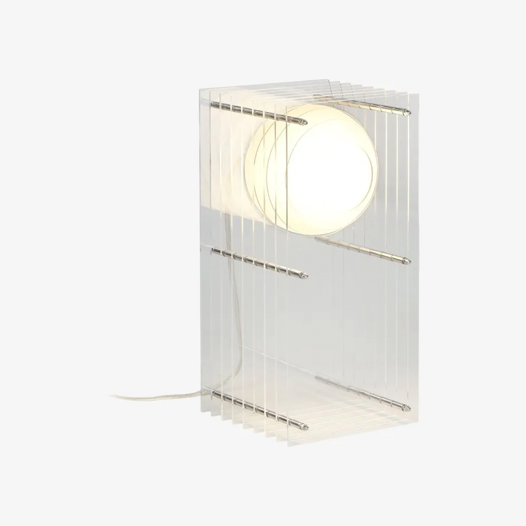 Geometric Layering Cuboid Lamp – Modern Acrylic Sunset Ambient Table Lamp S372