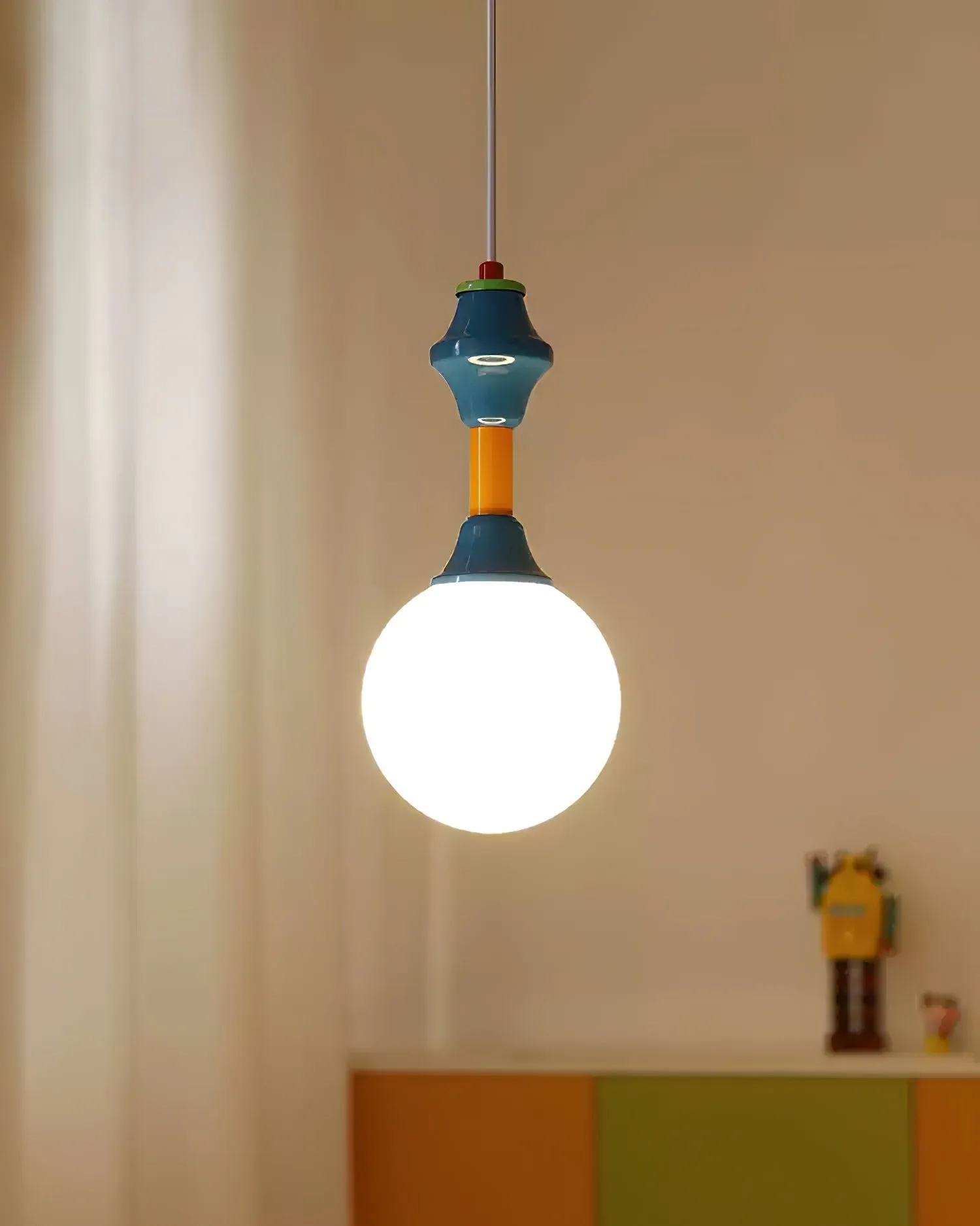 French Blue And White Atmosphere Pendant lamp M93