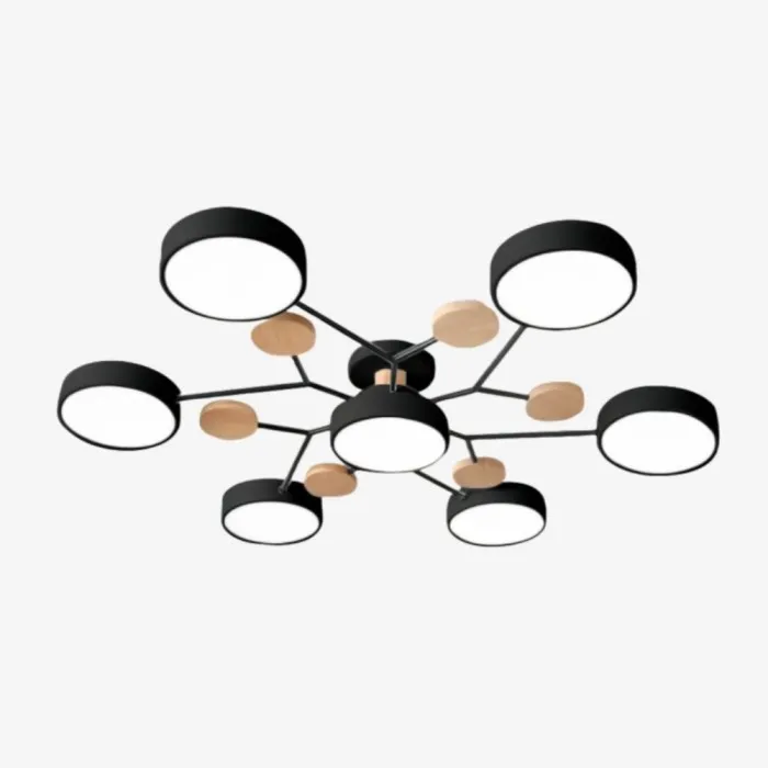 Nordic Branched Disc Metal Ceiling Lamp S117