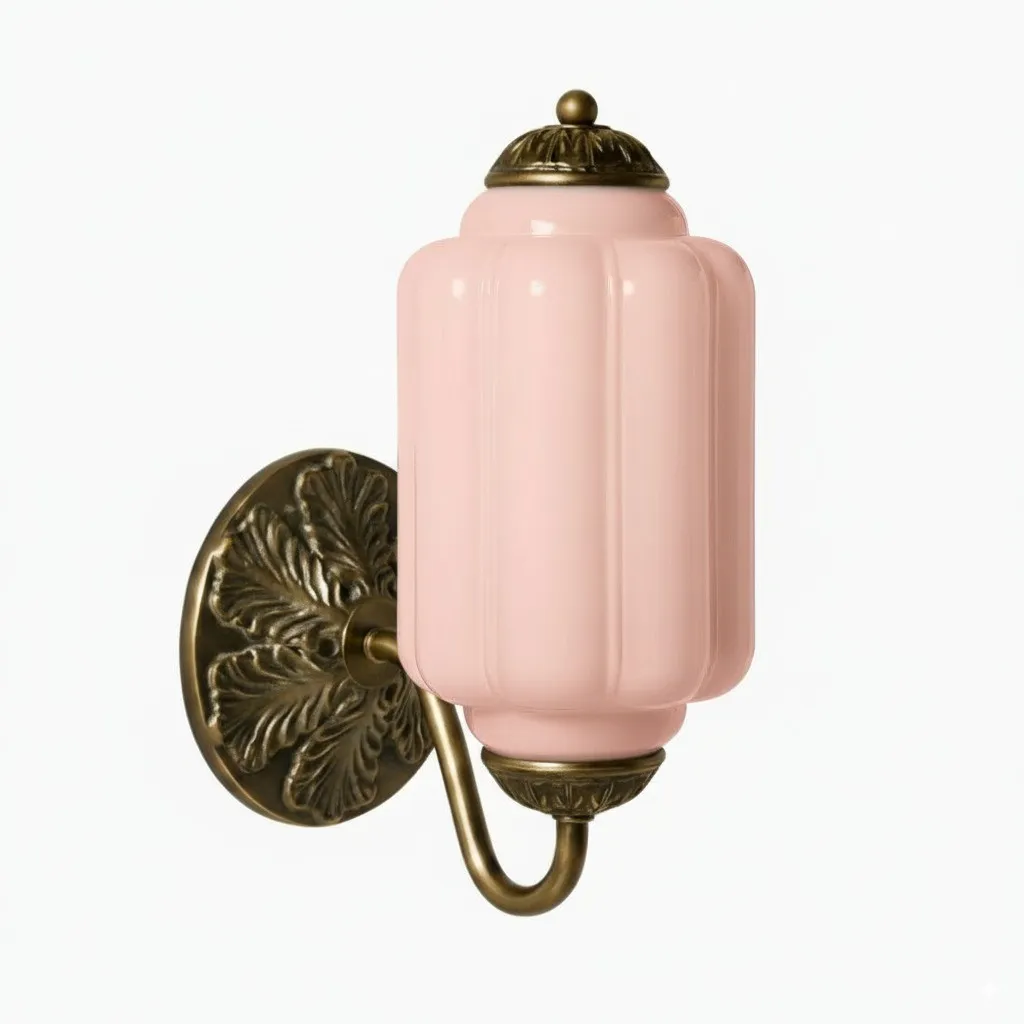 Eloise Vintage Glass Sconce - Elegant Art Deco Wall Lamp M486