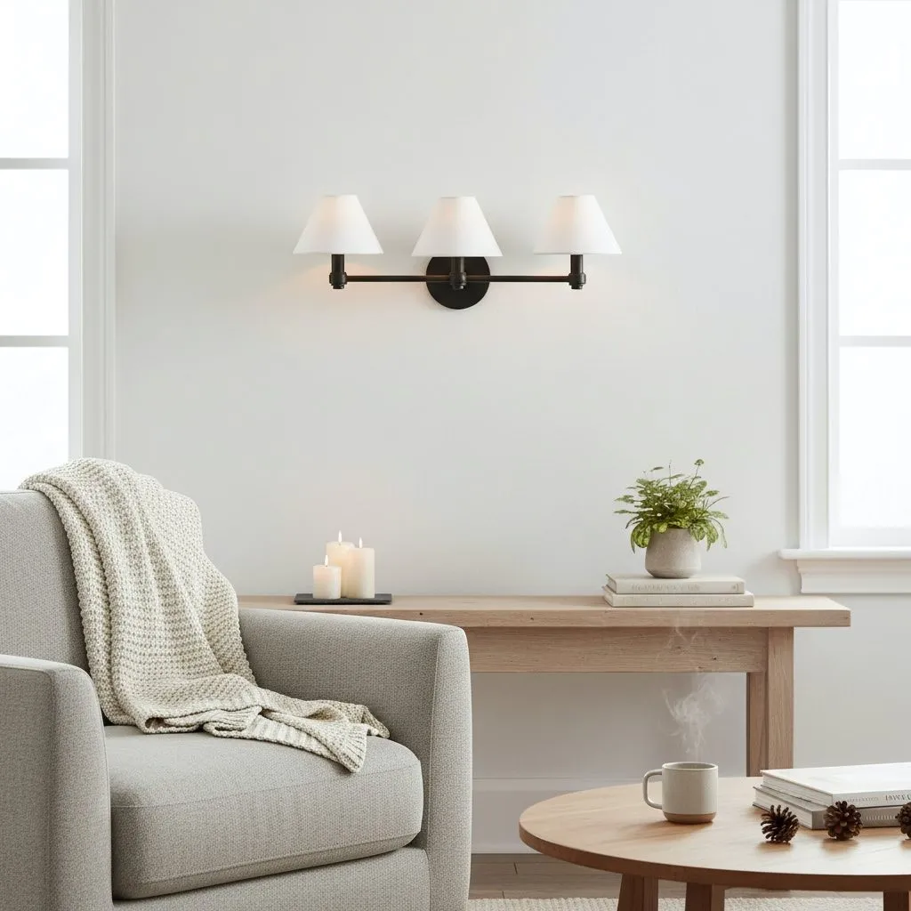 Modern Metal Wall Sconce – Adjustable Arms for Hallways T424