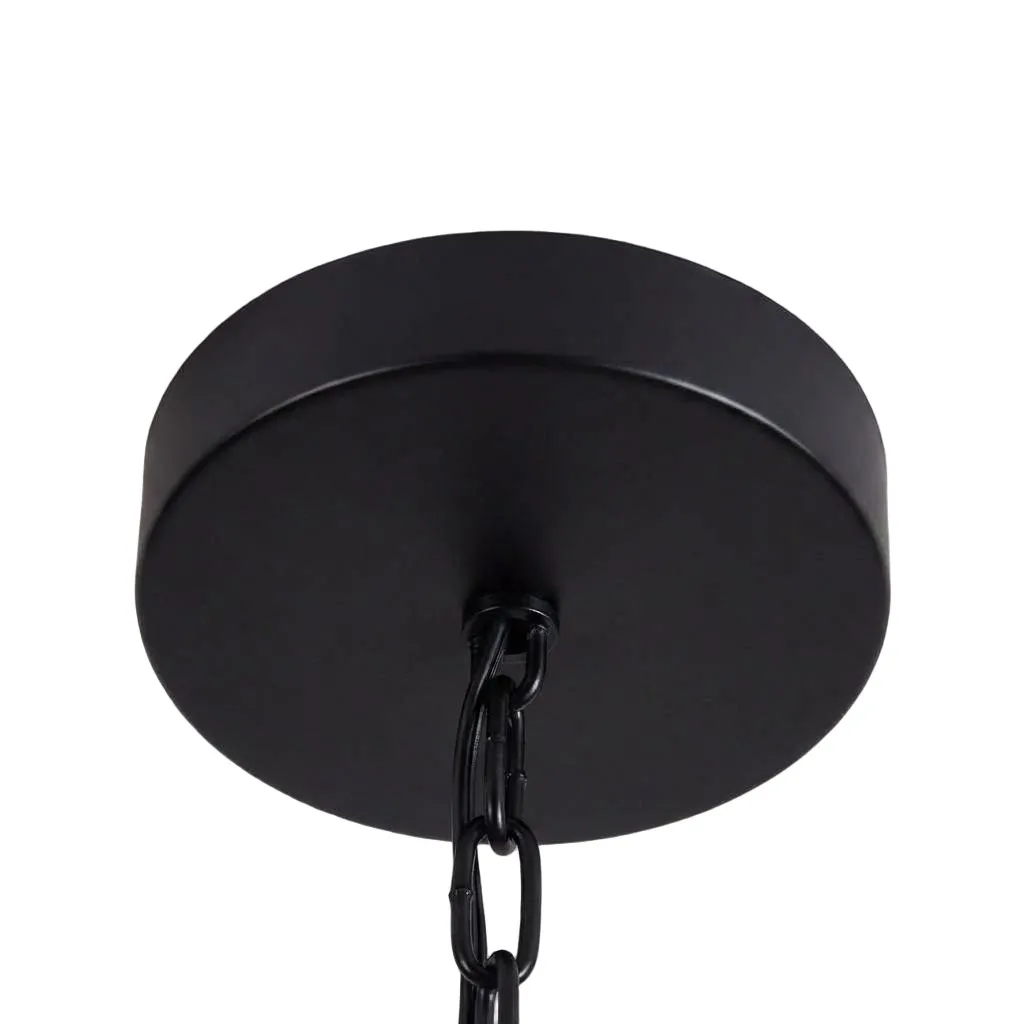 Lirra Vintage Iron Glass Pendant Lamp - Industrial Style Ceiling Lamp for Bars and Homes U20