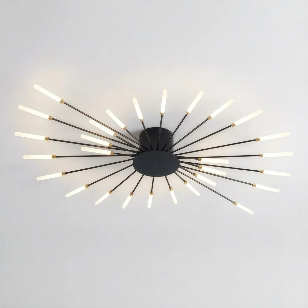 Sputnik Led Fireworks Flush Mount Ceiling Light S40