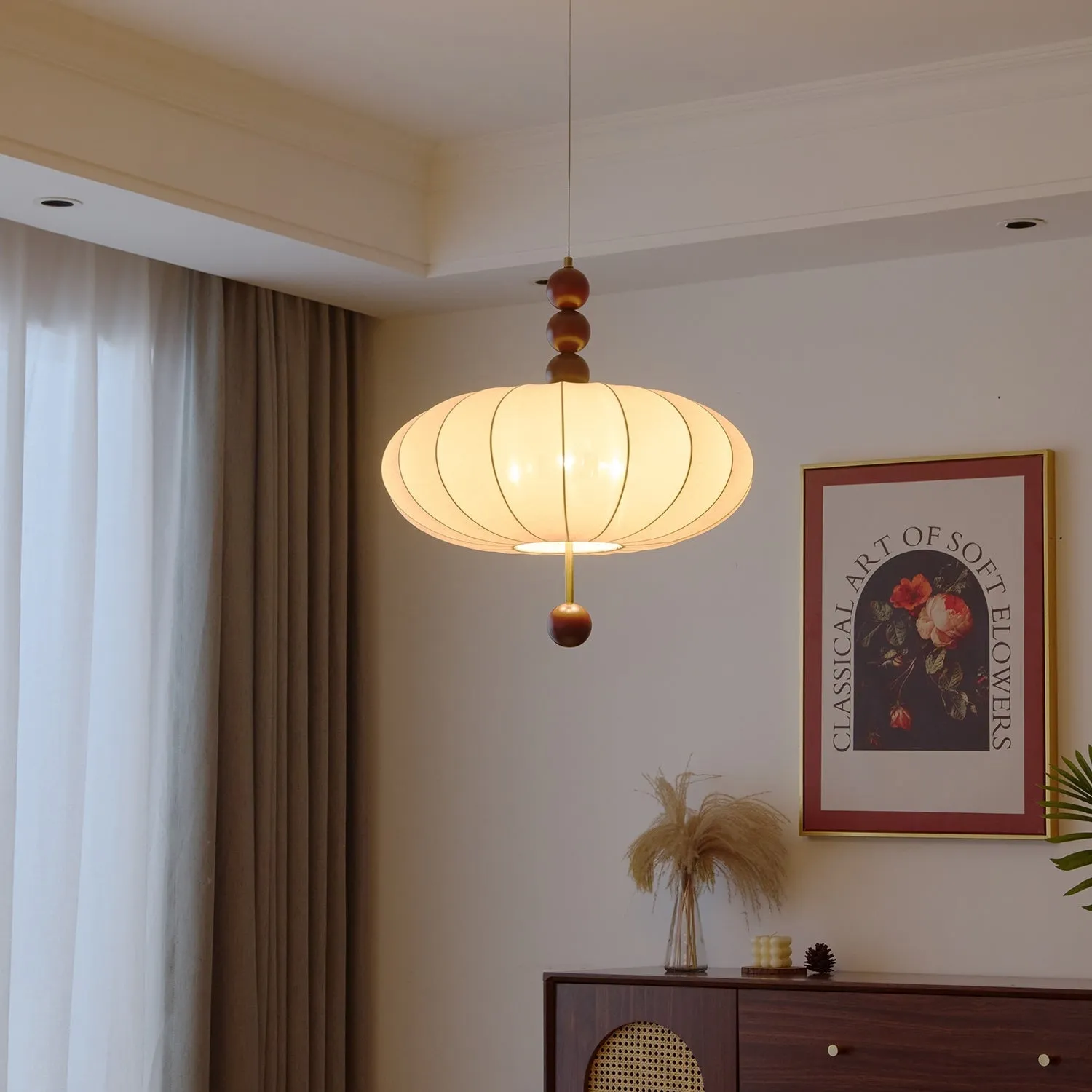 Adelaide Fabric Pendant Light T1574