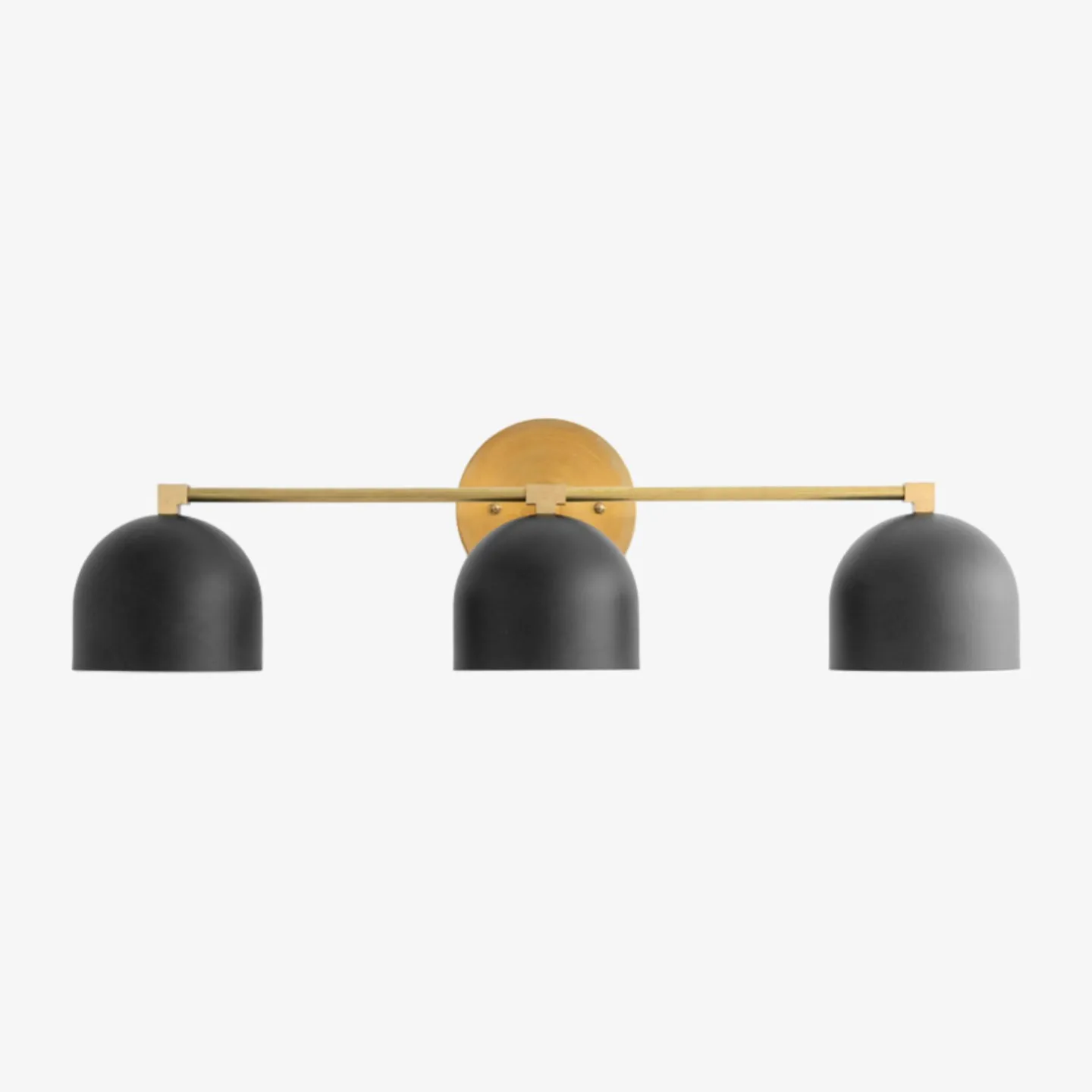 Metio Dome Mid-Century Deep Ball Vanity Lamp - Brass Wall Sconce T412
