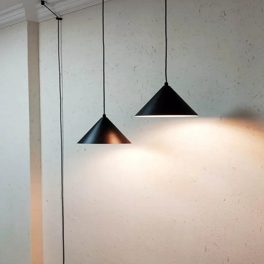 String Light Cone Pendant Light