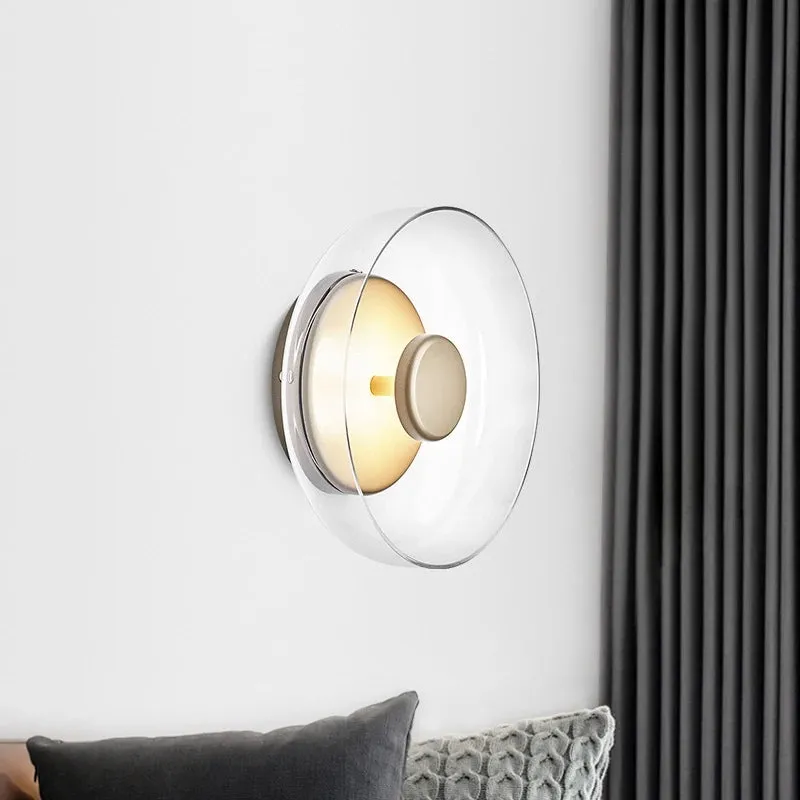 The Shimmering Glow Premium Minimalist Brass Wall Light T2072