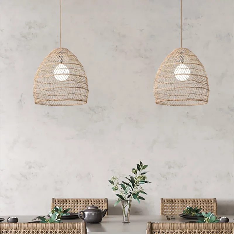 Farmhouse Cage Atami Art Rattan Light