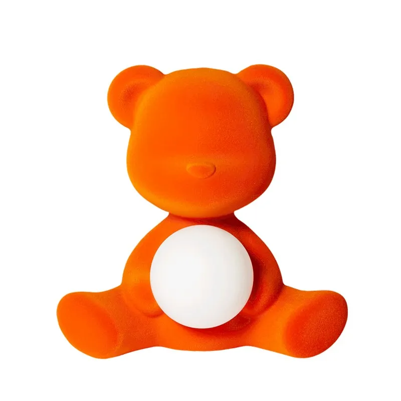 Teddy Girl Lamp Velvet Finish