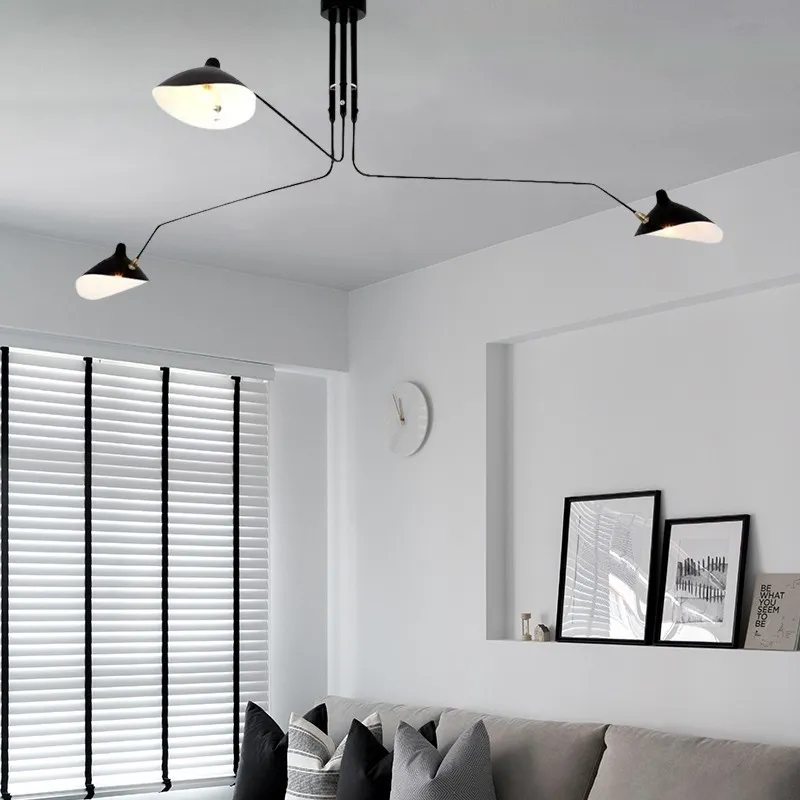 Arclume Arc Ceiling Lamp - Mid Century Multi Arm Light for Living Room