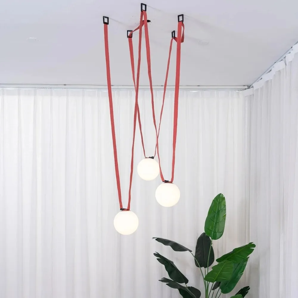 Flexible Belt-Style Pendant Lamp for Customizable Ambient Light S241