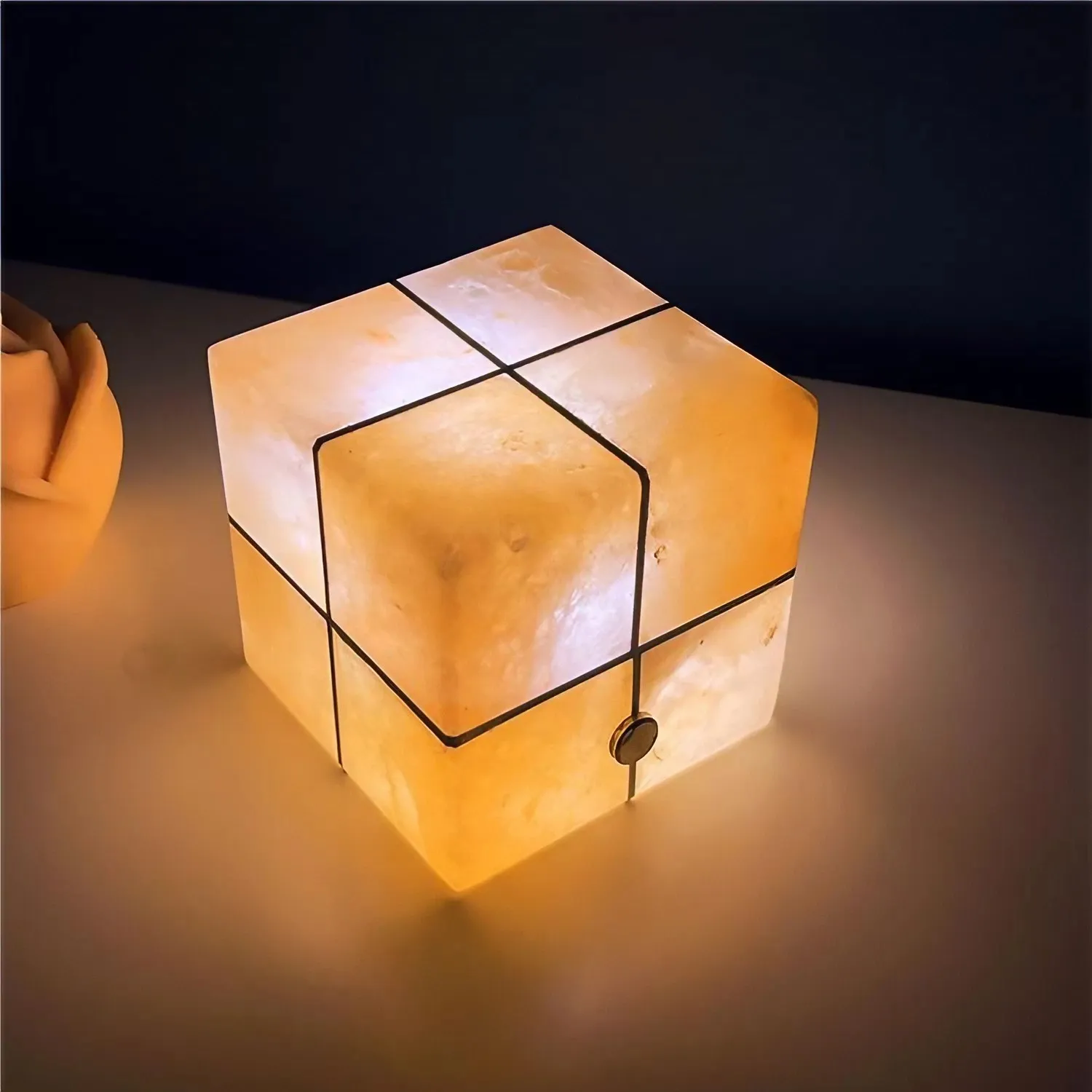Cube Rechargeable Salt Mineral Night Light