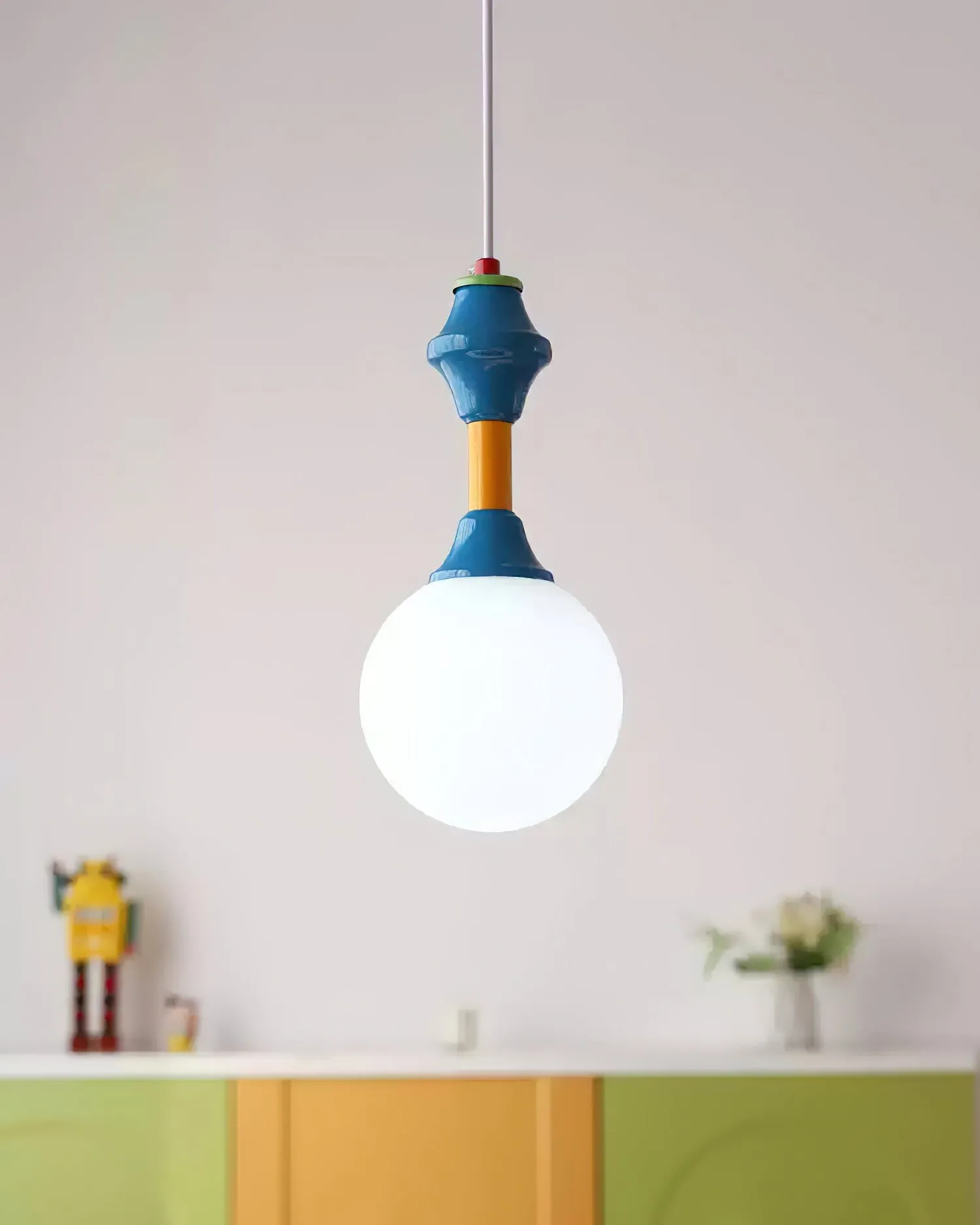French Blue And White Atmosphere Pendant lamp M93