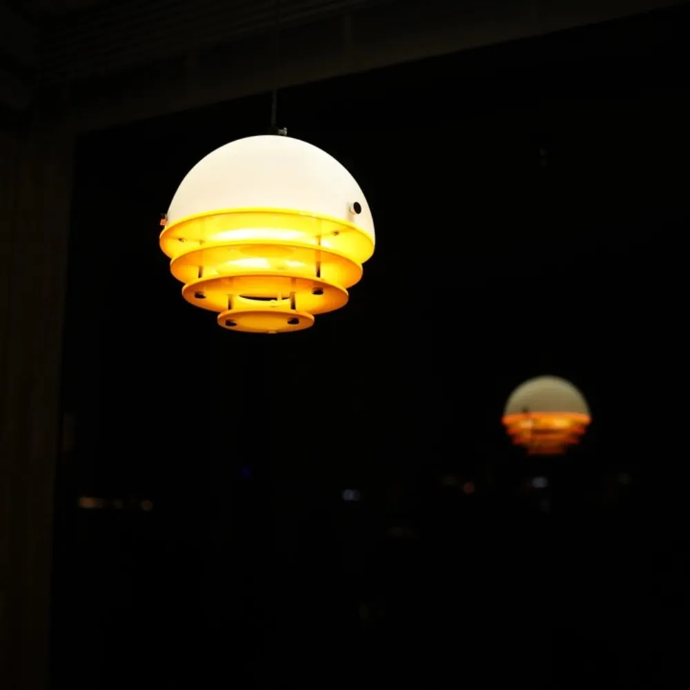 Bauhaus Sunset Pendant Lamp - Warm Ambient Lighting for Living Room S213