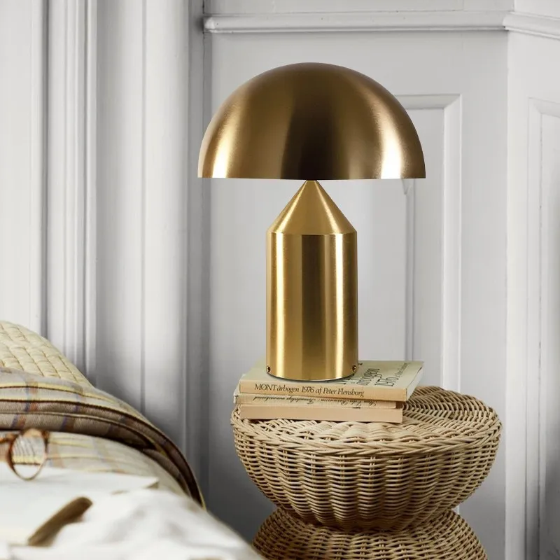 HaloVell Table Lamp Sculptural Dome - Modern Bedroom Lighting