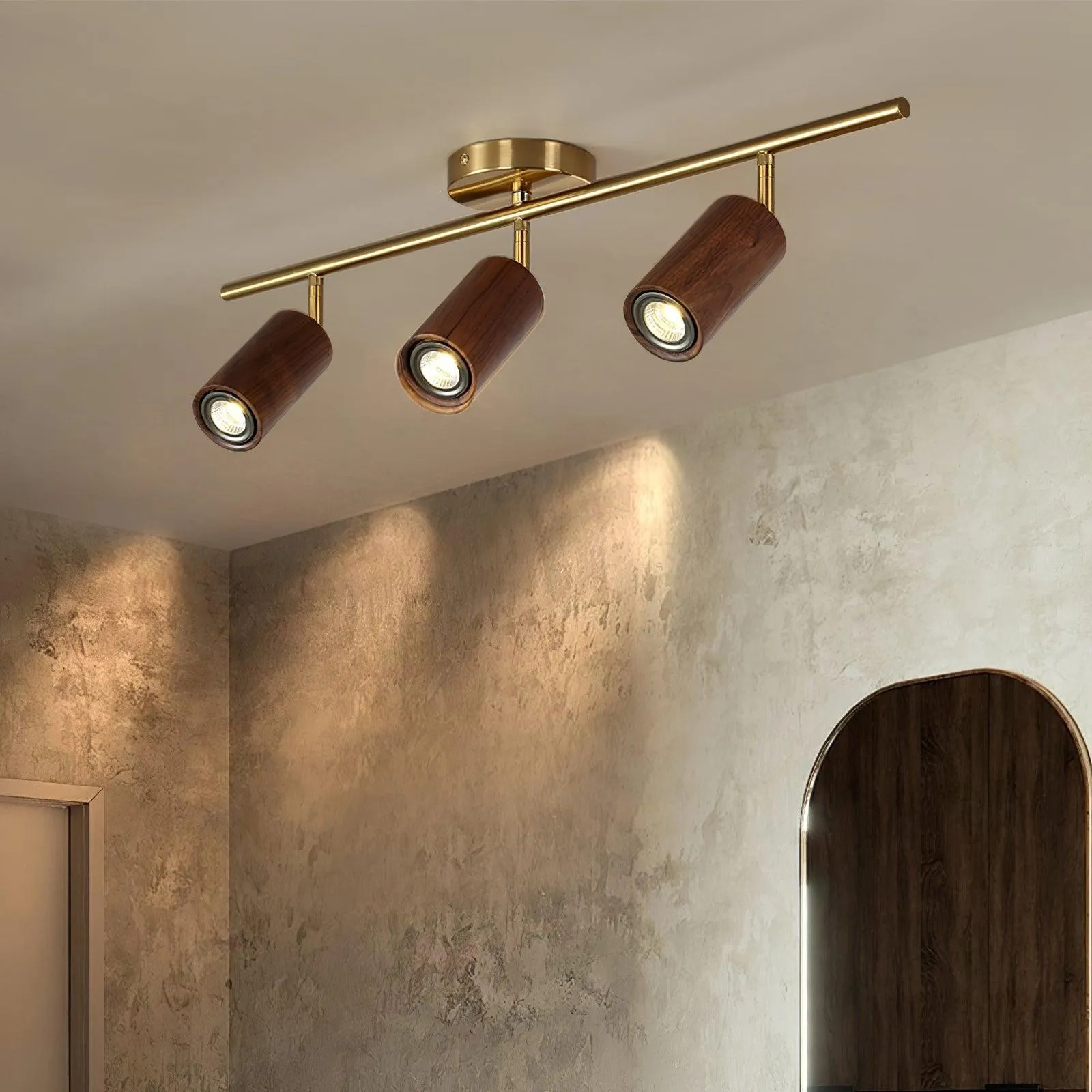 Fashion Wooden Modern Track Lighting M12
