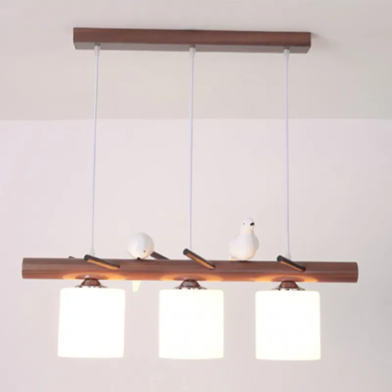 BIRDY Wooden Pendant Light