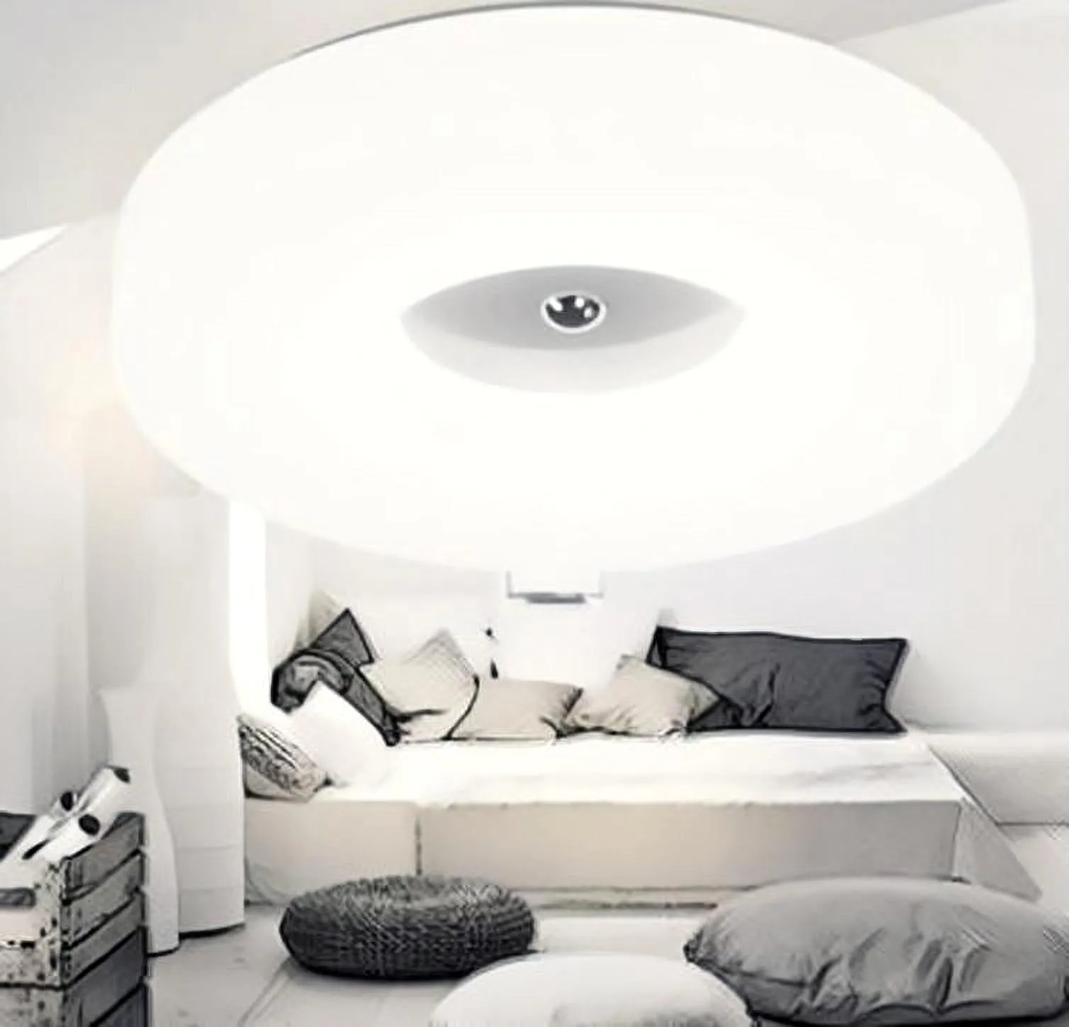 LITHONIA Double Ring LED Ceiling Light