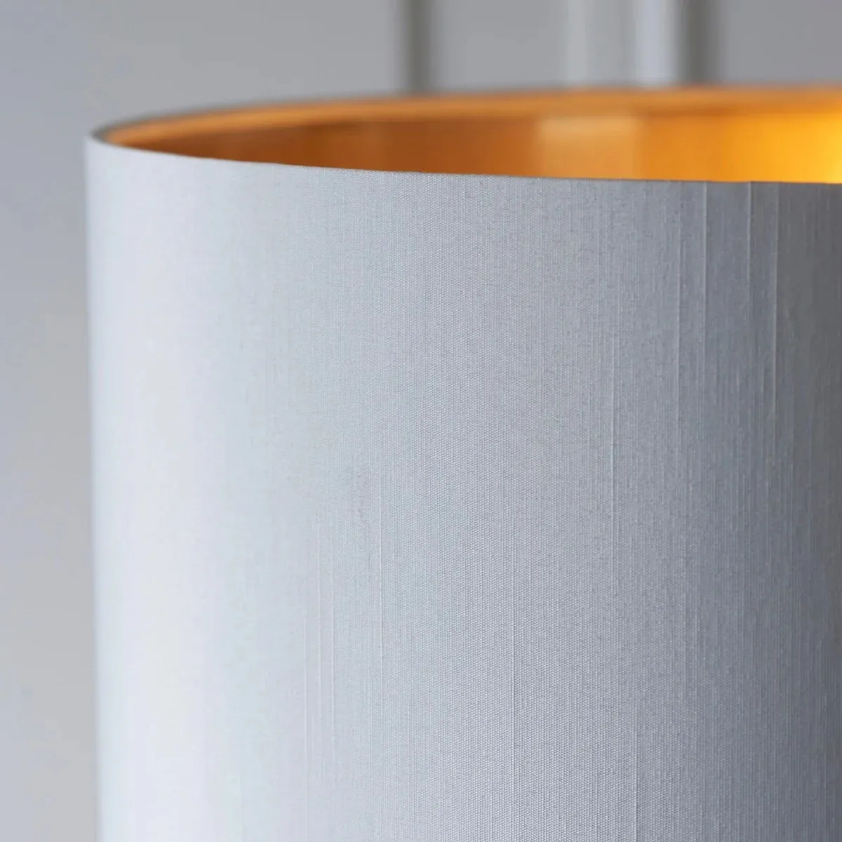 Tela Drum Shade Floor Lamp - Contemporary Fabric Standing Lamp for Home Office T1040