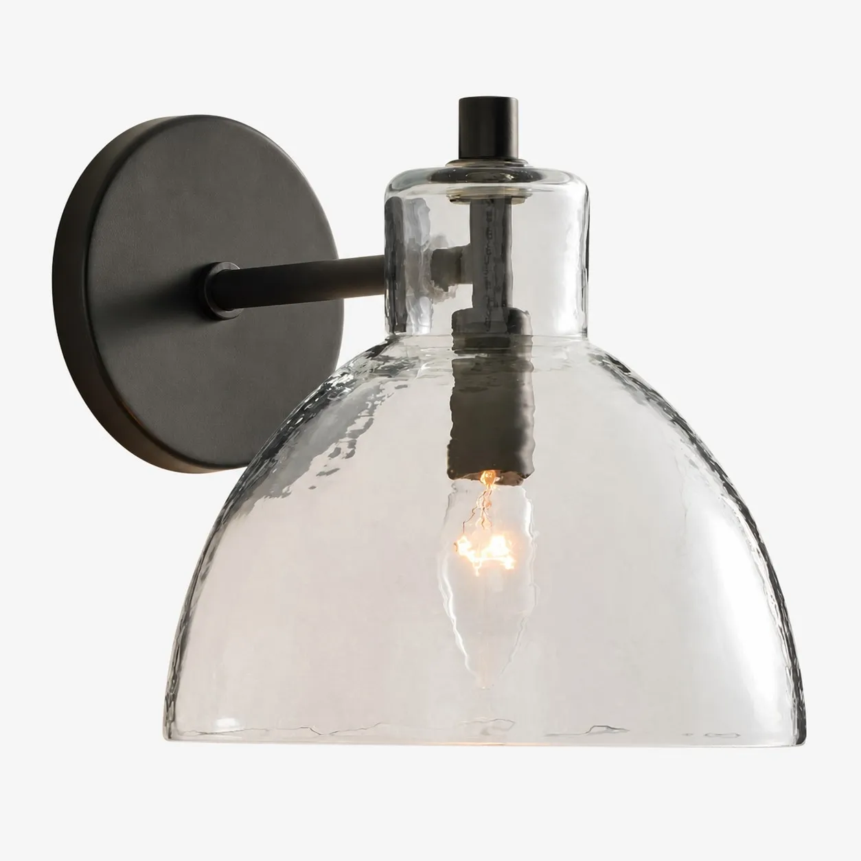 Glavira Elegant Recycled Glass Sconce - Wall Light for Modern Bedroom T049