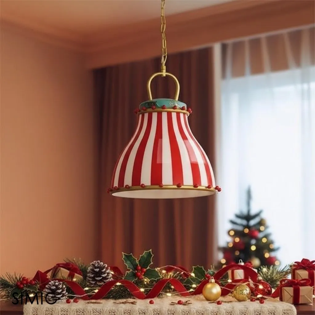 Festilo Circus Striped Glass Pendant for Dining & Living Spaces M66