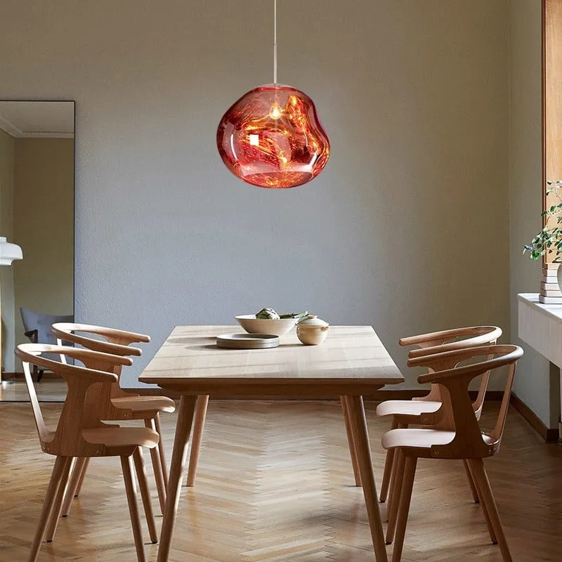 Dynamic Surface Pendant Light For Living Room S208