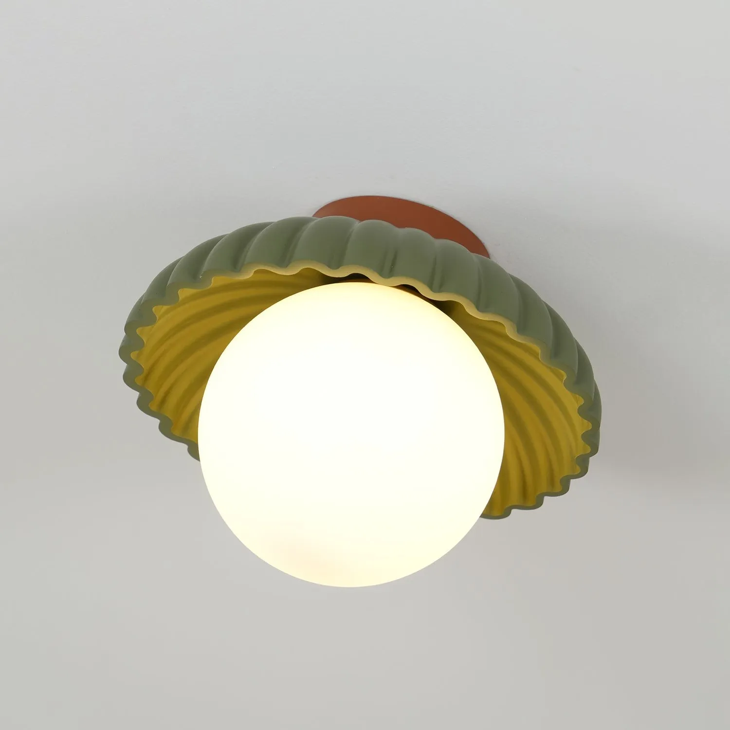 Alien Cream Glass Ceiling Light - Modern Nordic Ceiling Fixture M77