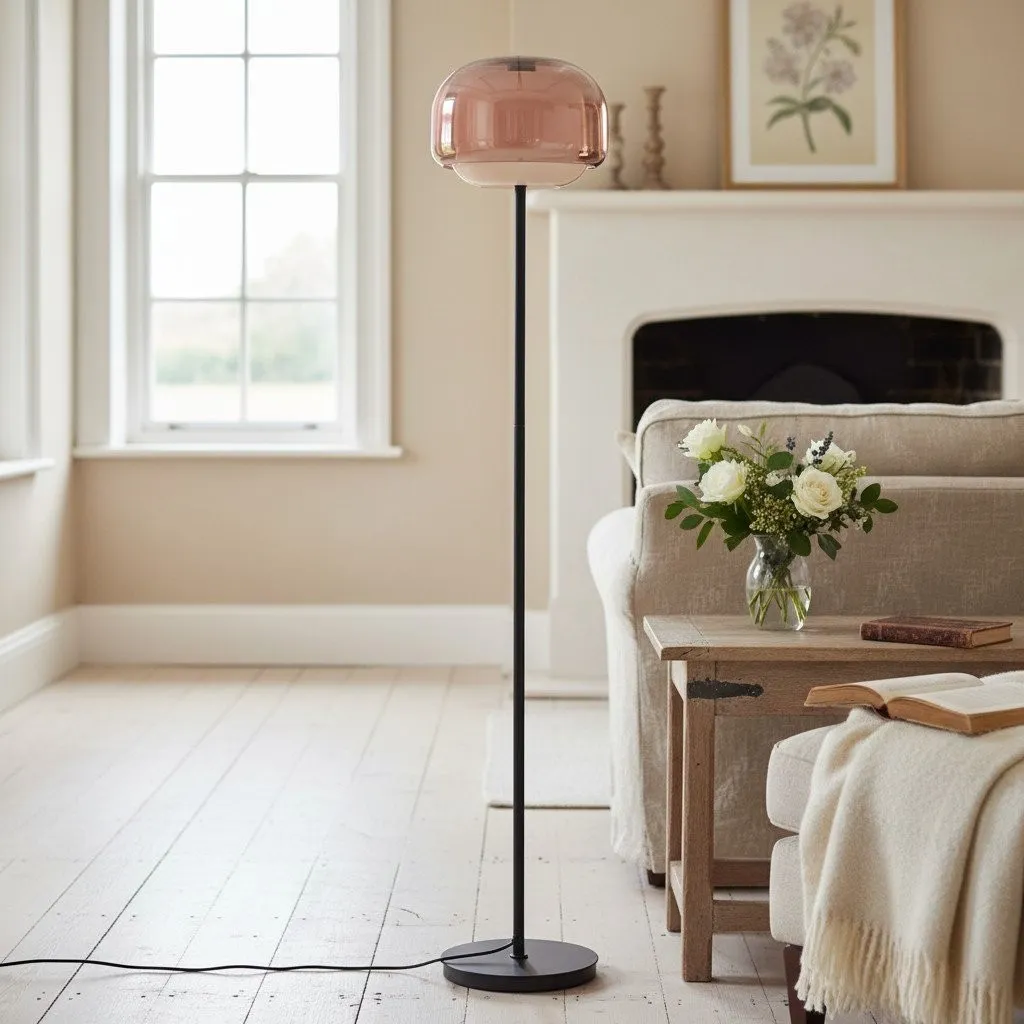 Clinco Vibrant Colored Glass Floor Lamp ‑ Modern Decorative Lighting T417