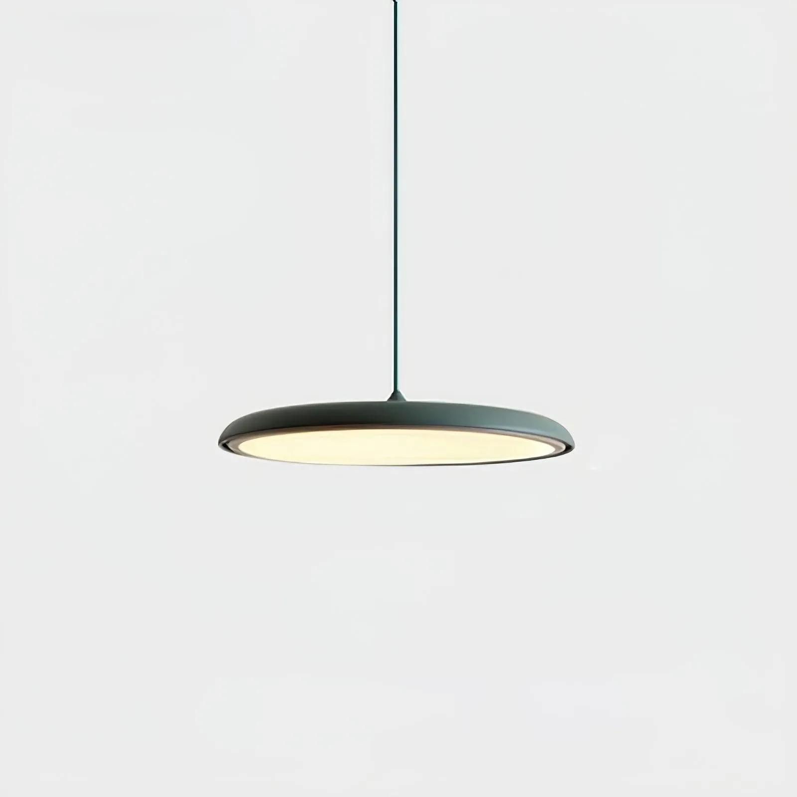 Modern Metal Saucer Pendant Light – Slim Design with LED Lighting M45