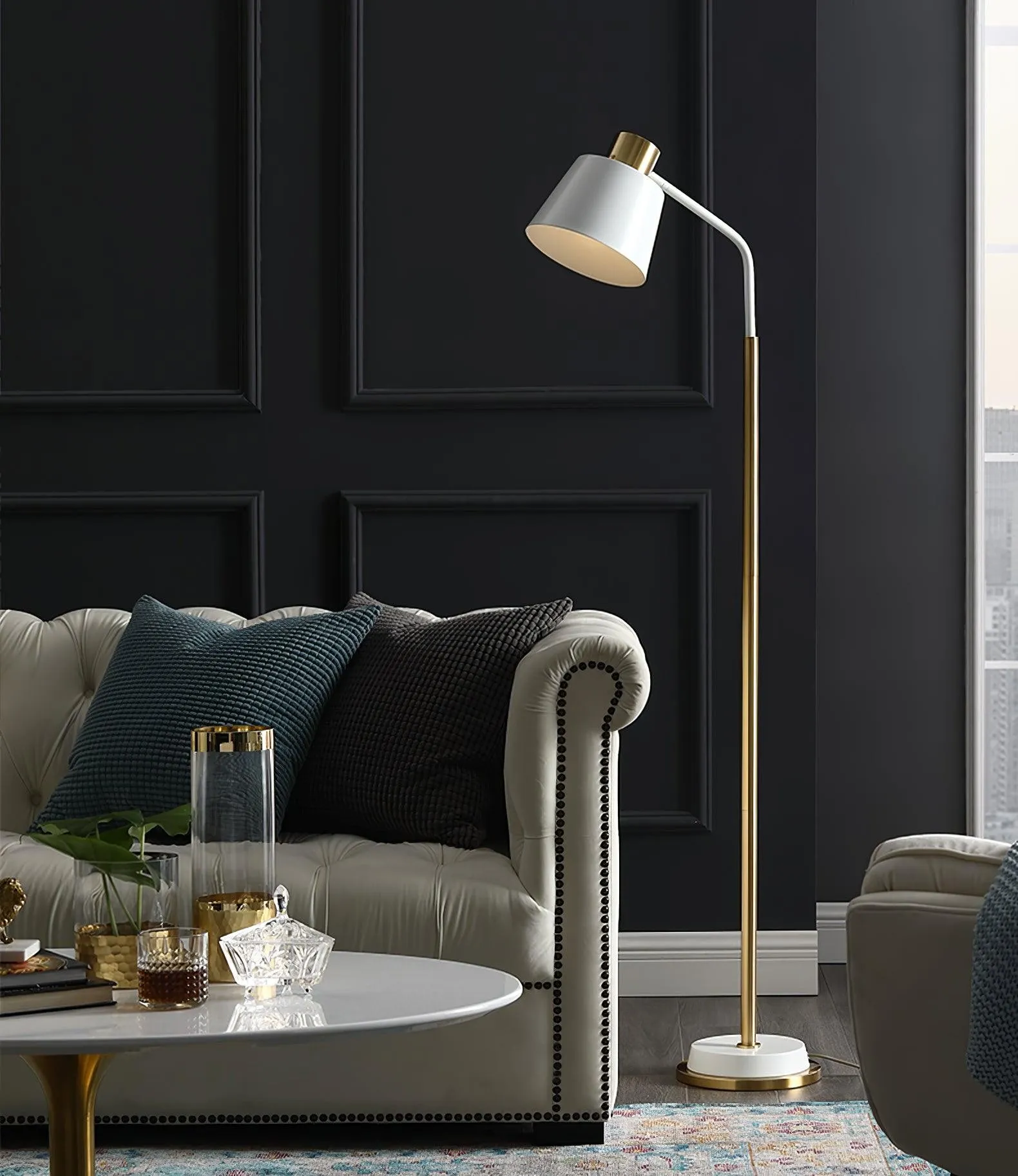 Modern Simple Luxury Metal Color Blocking Floor Lamp M373