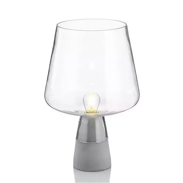 Glass Table Lamp - Glass Dome Nordic Design for Bedroom