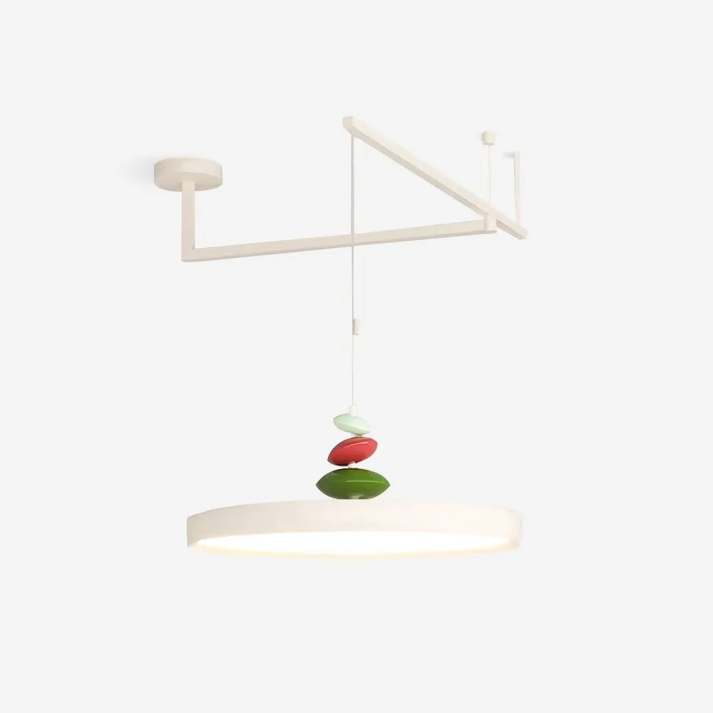 Swing Arm Stone Pendant Light M406