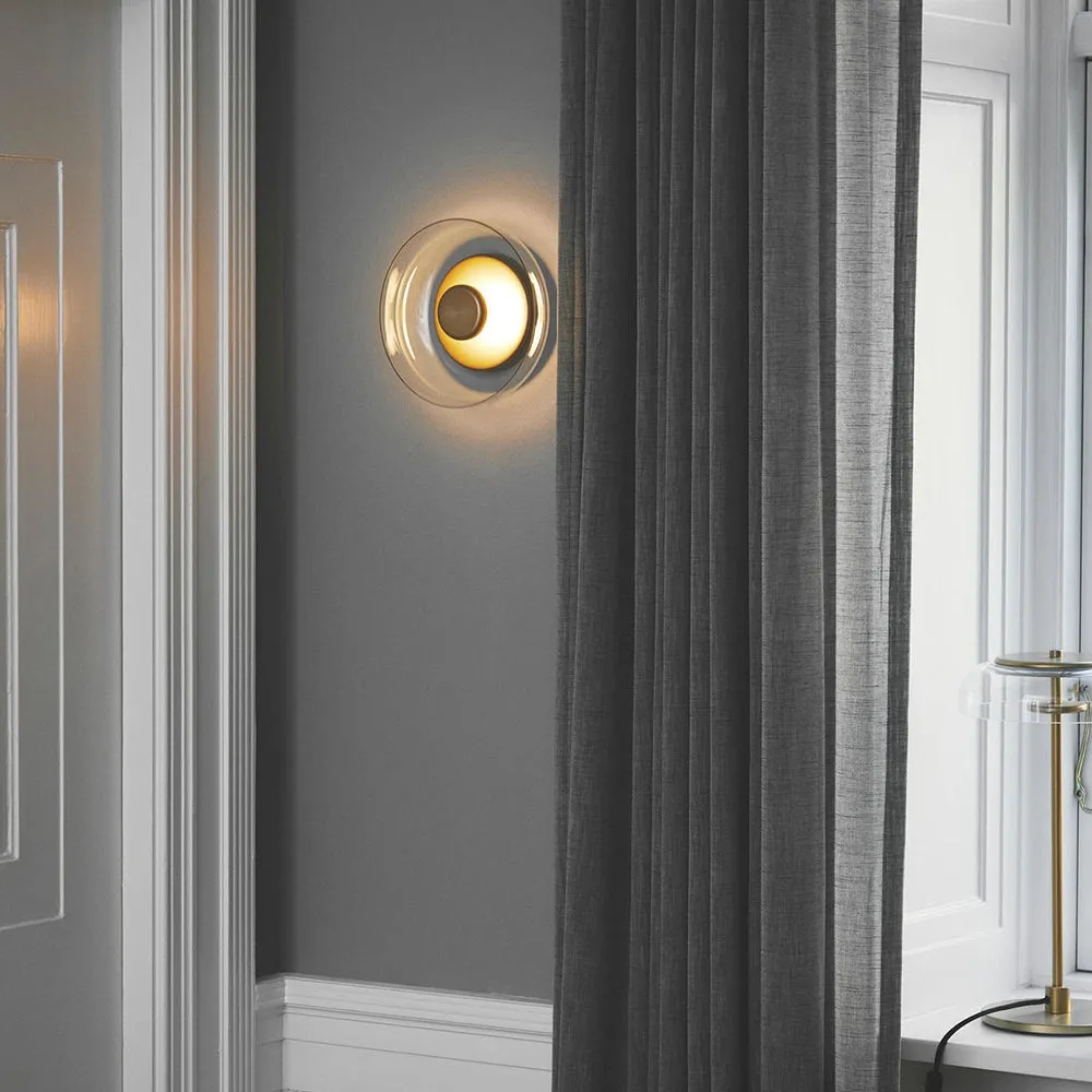The Shimmering Glow Premium Minimalist Brass Wall Light T2072