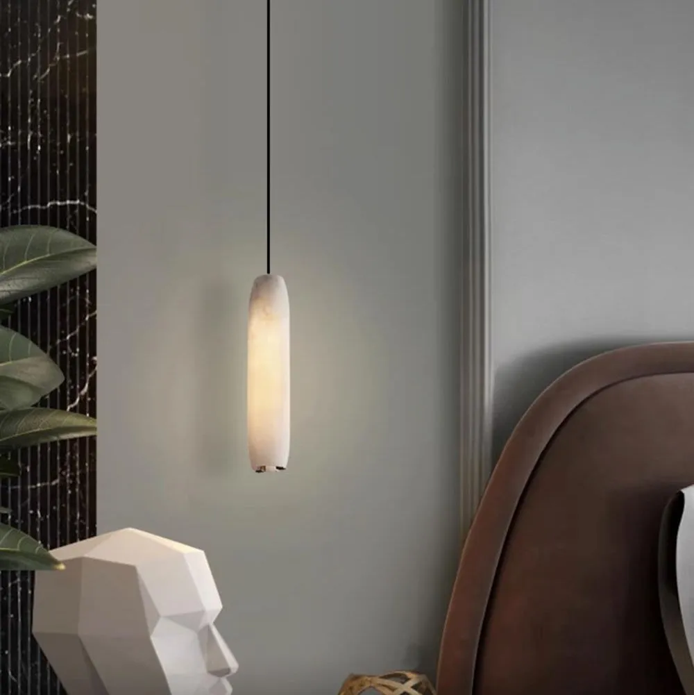 Alabaster Flute Pendant Light T1660
