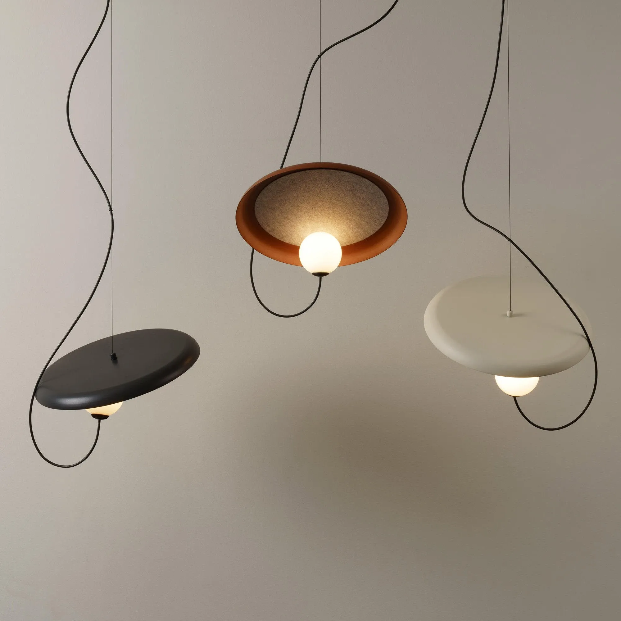 Acoustic Disc Pendant Lamp T1672