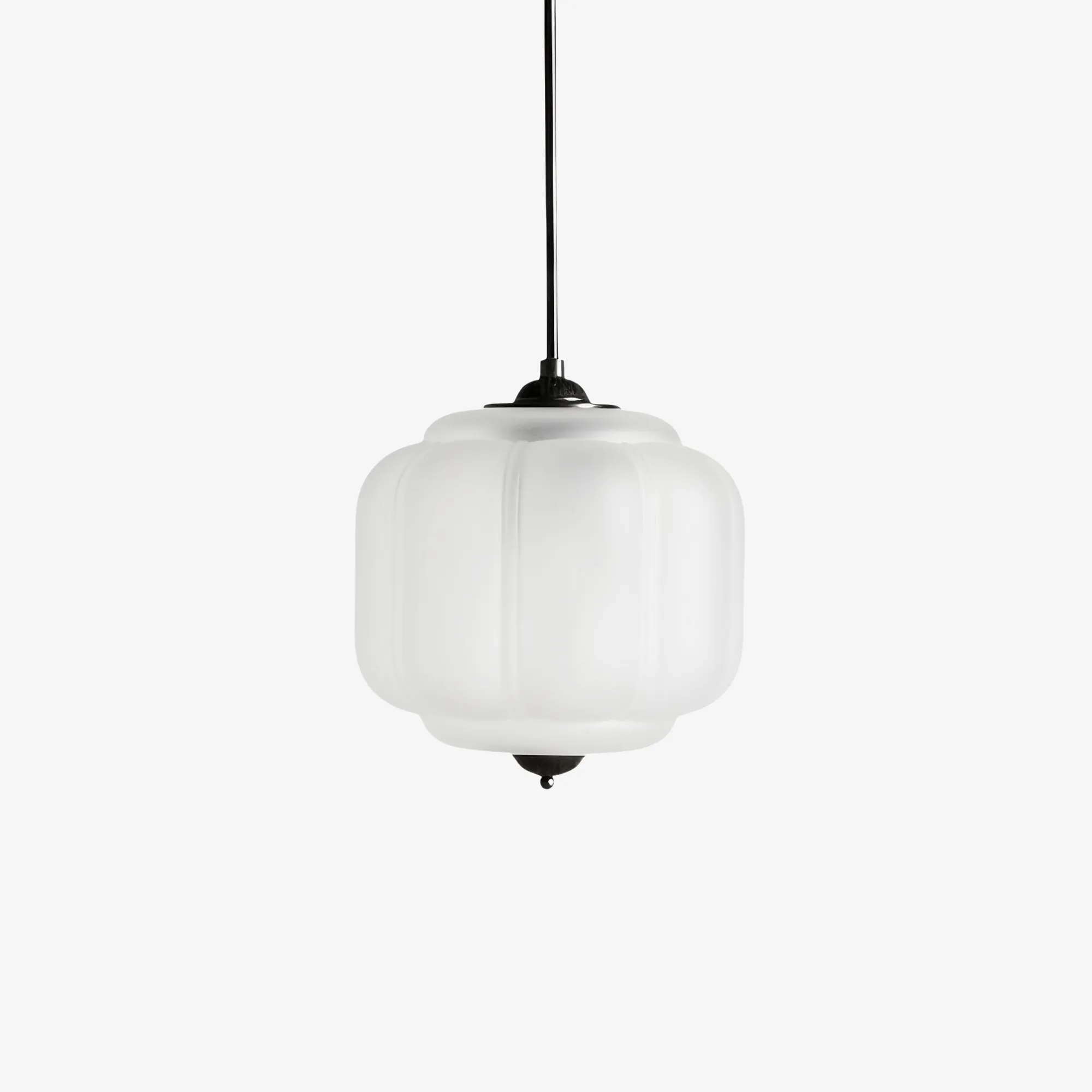 Eloise Vintage Milk Glass Pendant Light - Chic Retro Lighting for Dining Rooms S215