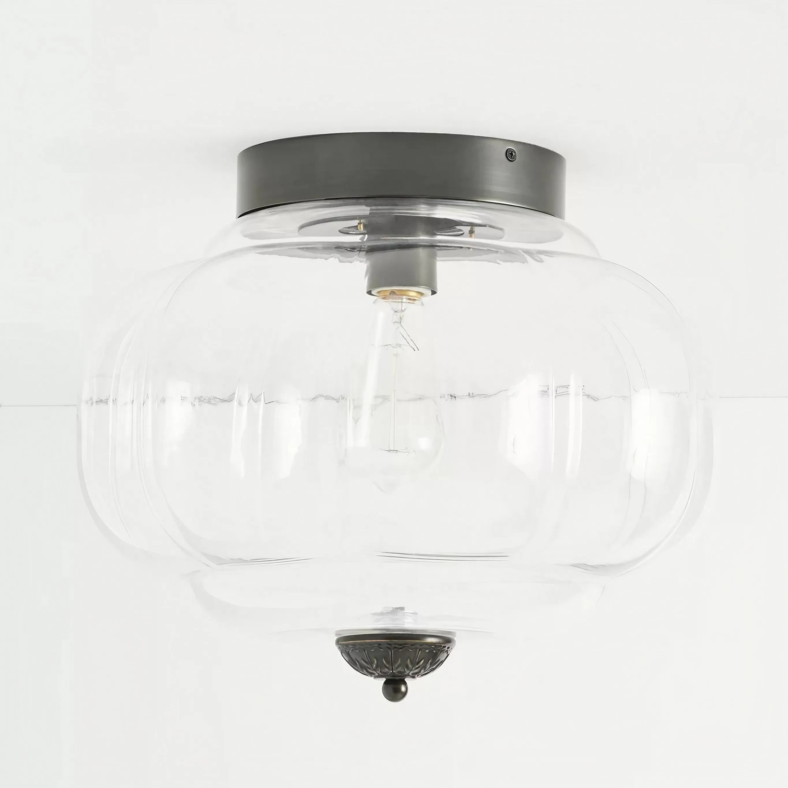 Eloise Lantern Style Semi Flush Light - Classic Charm for Interiors T287